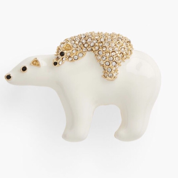 Talbots Accessories - NWT Talbots Women's Gold tone Polar Bear Pin Brooch Jewelry $49.50 BE